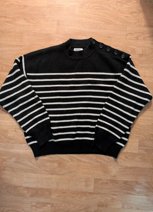 Pull d'hiver Galerie Lafayette blanc & Noir taille M, merk: Galeries Lafayette, staat: Heel goed, maat: M / 38 / 10, € 20,00, € 21,70 inclusief Kopersbescherming