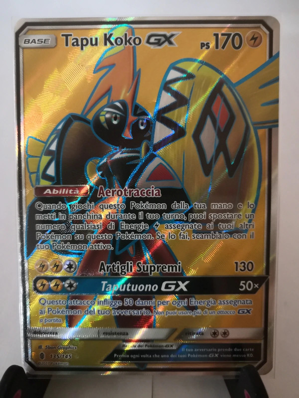 Tapu Koko-GX (135/145), Busca de Cards