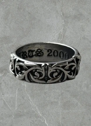 Bague Grunge Argentée Ajustable, marque: CHROME, état: Très bon état, taille: Ajustable, 10,00 €, 11,20 € Protection acheteurs incluse