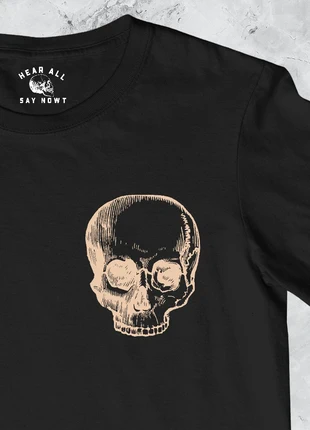 Unique Old School Skull Tattoo Tee Shirt Black XL, brand: Hear All Say Nowt, condition: New without tags, size: XL, £10.99, £12.24 includes Buyer Protection