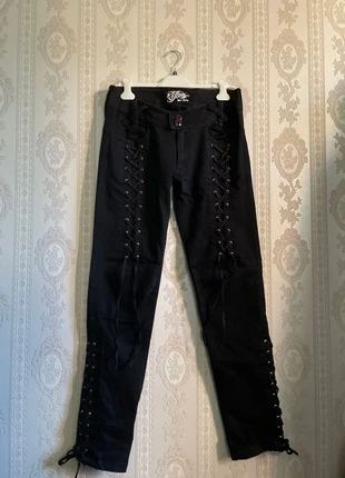 Vixxsin jeans laced up, marque: Vixxsin, état: Très bon état, taille: L / 40 / 12, 30,00 €, 32,20 € Protection acheteurs incluse