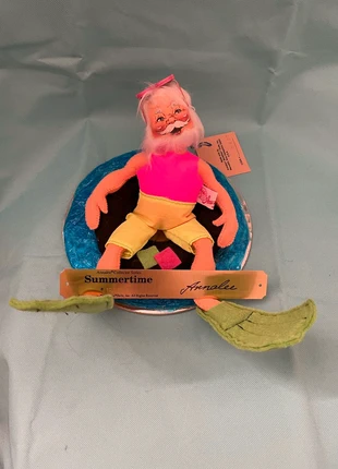 Vintage 1991 Annalee 10” Summertime Santa collectible doll, brand: Annalee, condition: New with tags, size: One size, £30.71, £33.47 includes Buyer Protection