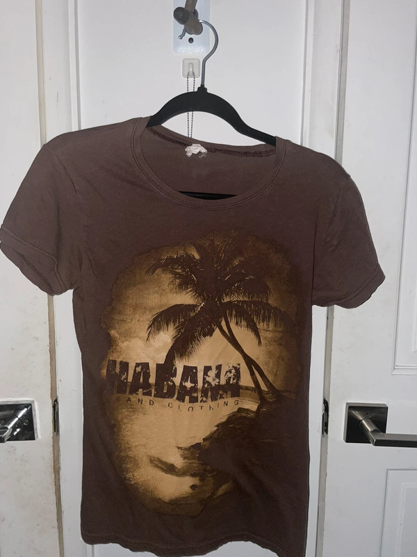 Habana Brand Clothing Brown Casual T-Shirt 1