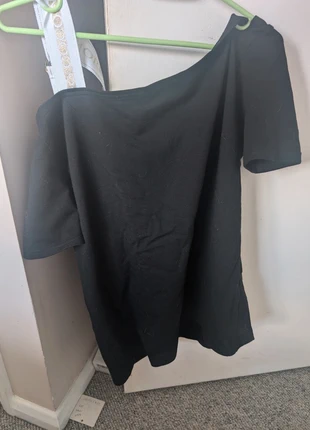 Off the shoulder black with white and gold cocomore top, brand: Cocomore, condition: New with tags, size: XS / 6, £15.00, £16.45 includes Buyer Protection
