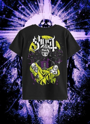t-shirt ghost maglietta rock metal goth punk grunge oversize unisex, marque: Fruit of the Loom, état: Neuf sans étiquette, taille: XL, 20,00 €, 21,70 € Protection acheteurs incluse