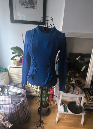 Jersey azul klein de Karen Millen, marque: Karen Millen, état: Bon état, taille: XS / 34 / 6, 10,00 €, 11,20 € Protection acheteurs incluse