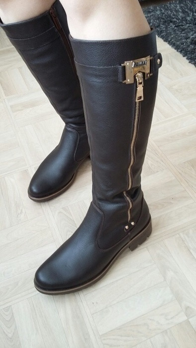 Cuir bottes, neuf , 39 taille 3