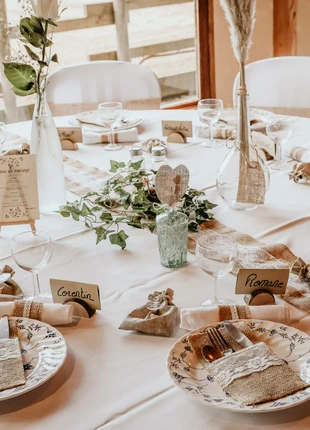 Décoration Mariage - Porte-noms en bois, état: Très bon état, 36,00 €, 38,50 € Protection acheteurs incluse