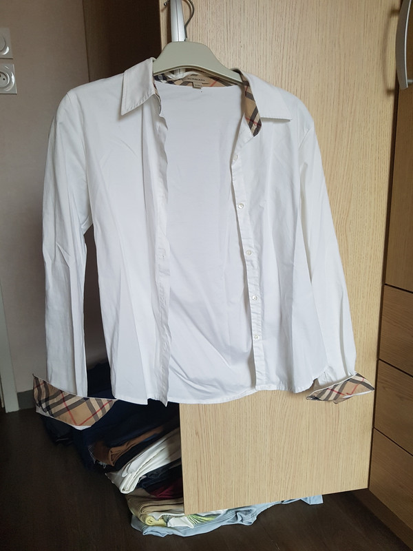 Chemise blanche Burberry Vinted