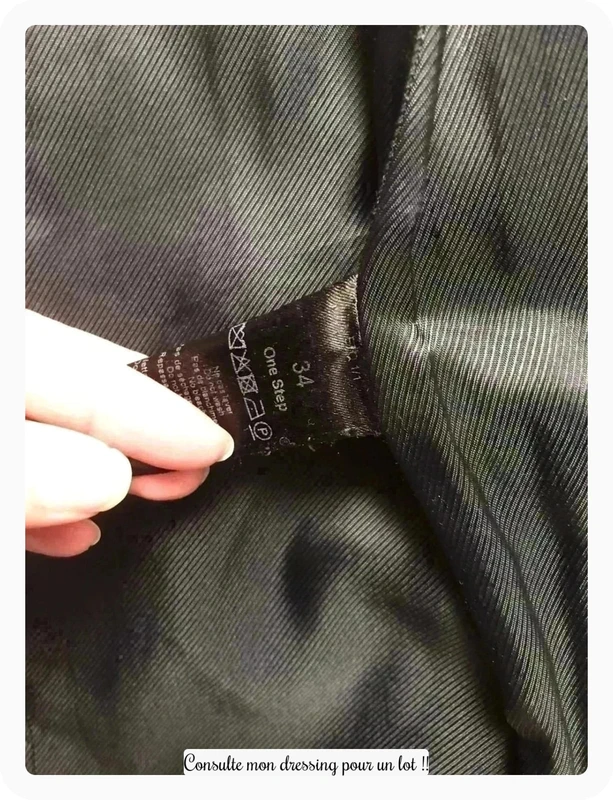 Manteau long bleu marine (avec de la laine) - photo numéro 4