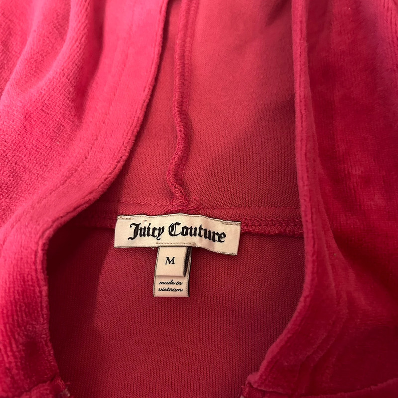 Pink juicy couture vintage zip up jacket authentic 4