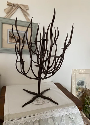 Grand bougeoir arbre en fer forgé, brand: Création Française, condition: New without tags, €37.00, €39.55 includes Buyer Protection