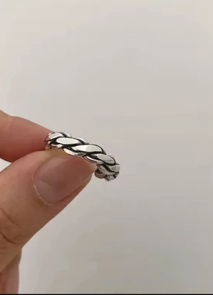 Braided Silver Ring – Vintage Grunge Unisex, brand: Vintage Love, condizioni: Nuovo senza cartellino, taglia: Regolabile, €6.99, €8.04 include la Protezione acquisti