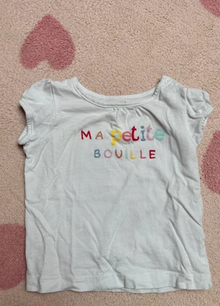 Tee shirt ma petite bouille, marque: Mots d'enfants, état: Très bon état, taille: 12-18 mois / 80 cm, 2,00 €, 2,80 € Protection acheteurs incluse