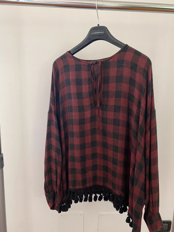 Camicia sales tartan zara