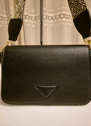 Borsa a tracolla in ecopelle nera – elegante e versatile, brand: Phil Firenze, condizioni: Nuovo con cartellino, €10.00, €11.20 include la Protezione acquisti Pro