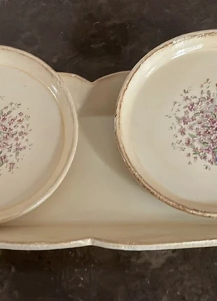 Dienblaadje met onderzetters, brand: onbekend, condizioni: Ottime, €9.50, €10.68 include la Protezione acquisti