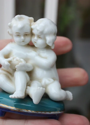 Anges en porcelaine, marque: ancien, état: Neuf sans étiquette, 80,00 €, 84,70 € Protection acheteurs incluse