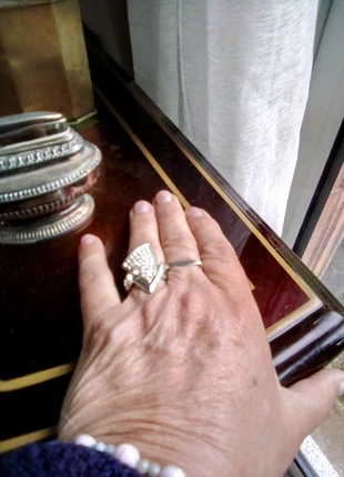 Bague métal argenté T54, condition: New without tags, size: 17.3 mm Ø, €3.00, €3.85 includes Buyer Protection