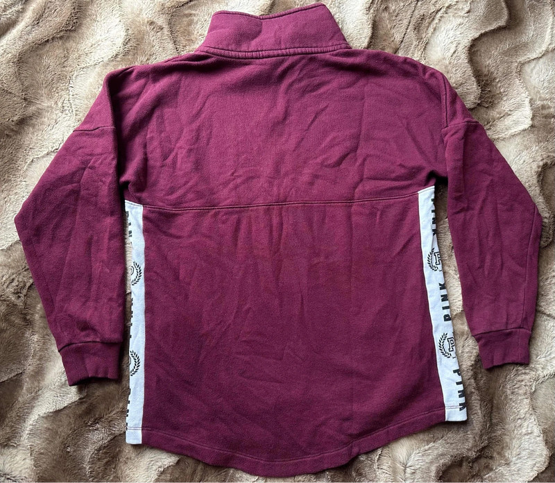 Victoria secret pink quarter zip sweatshirt 4