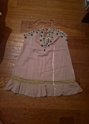 Top de pedrería y encaje, marque: bast woman, état: Très bon état, taille: L / 40 / 12, 2,50 €, 3,33 € Protection acheteurs incluse