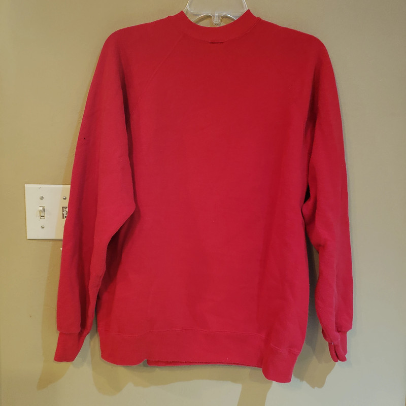90s University of Maryland Terrapins Red Sweatshirt 4