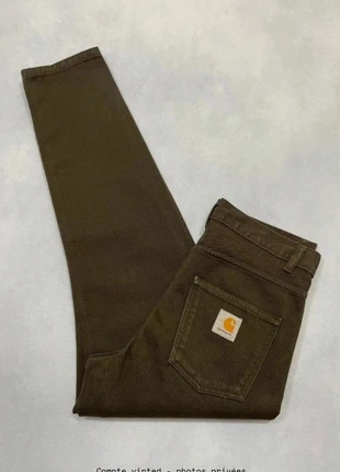 Jean Carhartt wip Marron Loose fit modèle Newel Pant Denim Taille S w28 #732, marque: Carhartt, état: Très bon état, taille: W28 | FR 38, 49,00 €, 52,15 € Protection acheteurs incluse