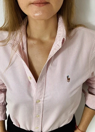 Chemise Oxford à Rayures Ralph Lauren Femme – Rose & Blanc – Logo Brodé – Taille M Custom Fit, marque: Ralph Lauren, état: Très bon état, taille: M / 38 / 10, 44,90 €, 47,85 € Protection acheteurs incluse