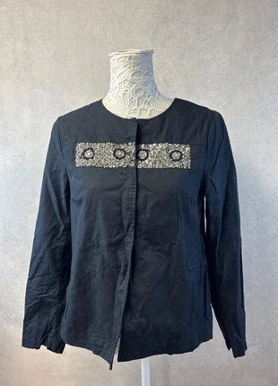 Chemisier noir brodé – Noa Noa – Taille S – Lot MI20, état: Très bon état, taille: S / 36 / 8, 11,40 €, 12,67 € Protection acheteurs (Pro) incluse