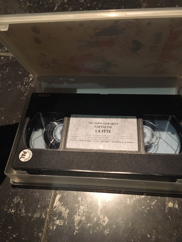 Cassette vhs originale naftaline la fête