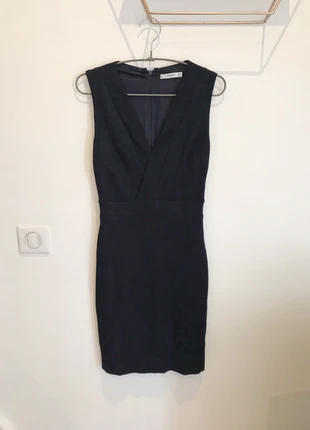 Robe d’hiver working girl bleu marine mango, merk: Mango, staat: Heel goed, maat: XS / 34 / 6, € 7,00, € 8,05 inclusief Kopersbescherming