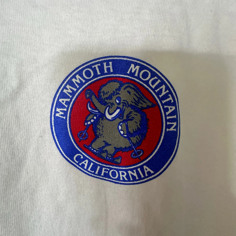 Mammoth Mountain California Small White Long Sleeve Shirt 5