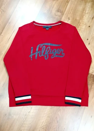 Sweat Tommy Hilfiger rouge homme taille L, marque: Tommy Hilfiger, état: Très bon état, taille: L, 18,00 €, 19,60 € Protection acheteurs incluse