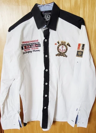 Monza 1996 Trueno Sport Marine Yachting Men's Dress Shirt Size S, brand: Marine, condition: Very good, size: S, £13.60, £14.98 includes Buyer Protection