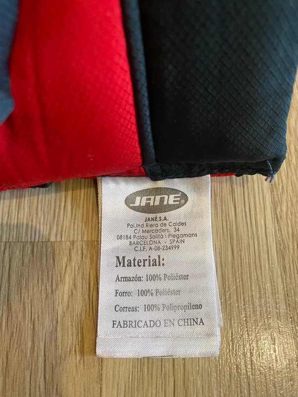 Mochila Portabebés Dual Jané negro/rojo