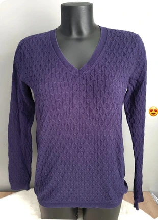 pull col V bleu torsadé bleu taille L, marca: Tommy Hilfiger, estado: Muy bueno, tamaño: L / 40 / 12, 11,60 €, 12,88 € Protección al comprador incluida