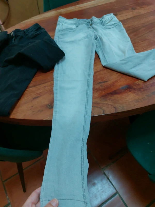 2 jeans taille haute - photo numéro 7