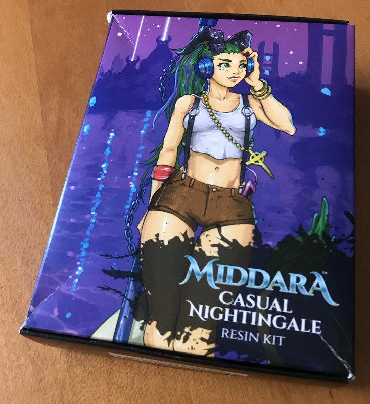 Middara: Unintentional Malum Casual Nightingale Resin Kit - Succubus Publishing - Nuovo New Sealed 1