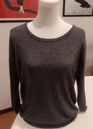 Tezenis - Maglia donna effetto scintillante, taglia Small, marque: Tezenis, état: Très bon état, taille: S / 36 / 8, 7,00 €, 8,05 € Protection acheteurs incluse