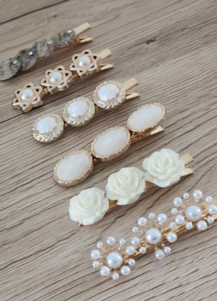 Lot de barette beige doré, marque: CHIC, état: Neuf sans étiquette, 10,00 €, 11,20 € Protection acheteurs incluse