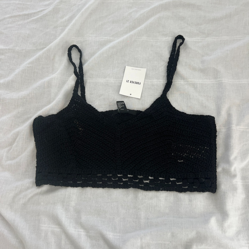 Forever 21 crochet tank top 1