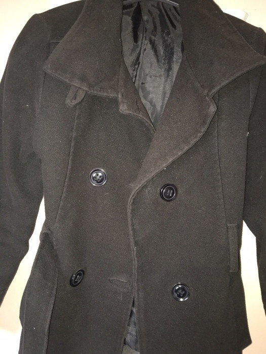 manteau d'hiver noir  1