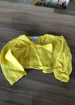 Gilet jaune avec boutons, brand: Obaïbi, condition: Good, size: 6-9 months / 68 cm, €1.00, €1.75 includes Buyer Protection