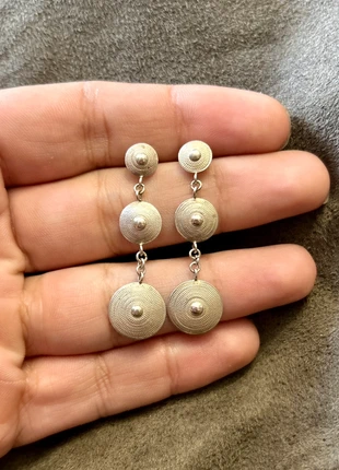 Boucles d’oreilles ethniques pendantes en argent massif, marke: Argent, zustand: Sehr gut, 24,85 €, 26,79 € beinhaltet Vinted-Käuferschutz Pro