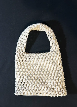 Bolso pequeño blanco trenzado de red, marca: Wild Pony, estado: Nuevo con etiquetas, 12,00 €, 13,30 € Protección al comprador incluida