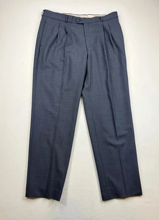 Pantalon habillé Vintage bleu acier Bruno Saint Hilaire – Taille 48, brand: SAINT HILAIRE, condition: Very good, size: W38, €24.90, €26.85 includes Buyer Protection Pro