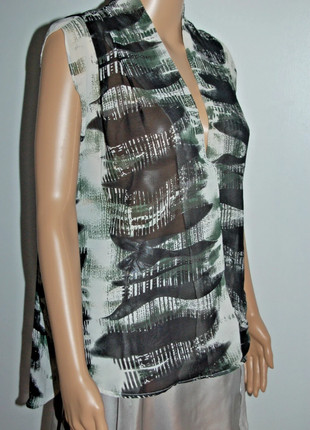 Haut top tunique chemisier voile cache coeur transparent asymétrique marque Vero Moda taille L 40/42, marca: Vero Moda, estado: Muito bom, tamanho: L / 40 / 12, €4.00, €4.90 inclui Proteção do Comprador Pro