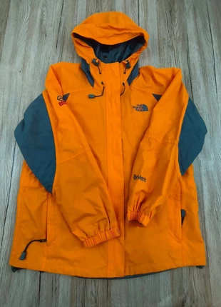 The North Face Summit Series HyVent – Veste imperméable L – Orange & Gris – Montagne Randonnée Ski, brand: The North Face, condition: Very good, size: L, €65.00, €68.95 includes Buyer Protection Pro