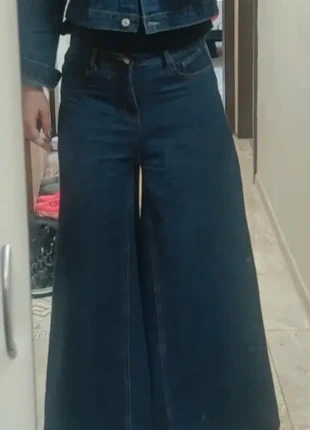 Jean large taille haute pour femme - Coupe skinny, denim bleu y2k hip pop taille m bleu marine, marke: Vintage Dressing, zustand: Sehr gut, größe: M / 38 / 10, 45,00 €, 47,95 € inklusive Vinted-Käuferschutz