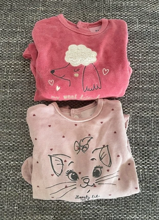 Lot de deux pyjamas bébé, marque: Kiabi, état: Très bon état, taille: 6-9 mois / 68 cm, 6,00 €, 7,00 € Protection acheteurs incluse